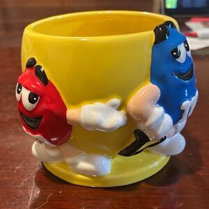 Vibrant Character Mug with Red and Blue Accents